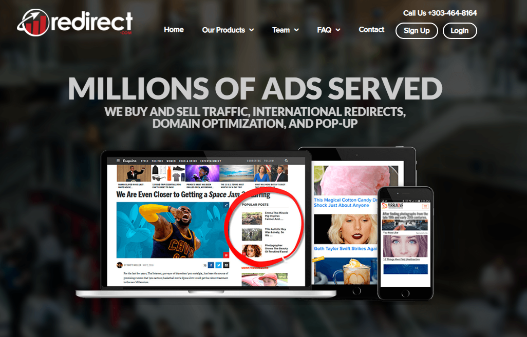 redirect publicidad nativa