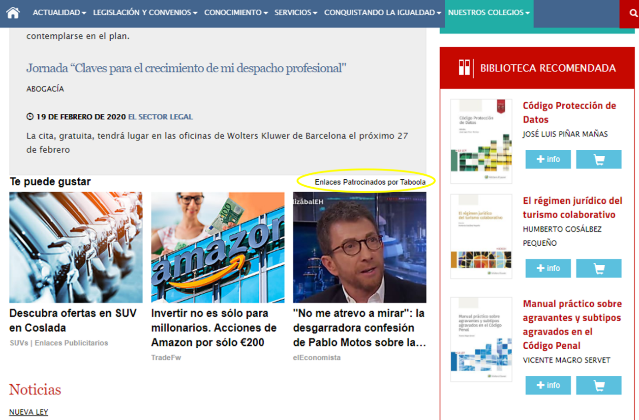 Formatos de publicidad nativa in feed