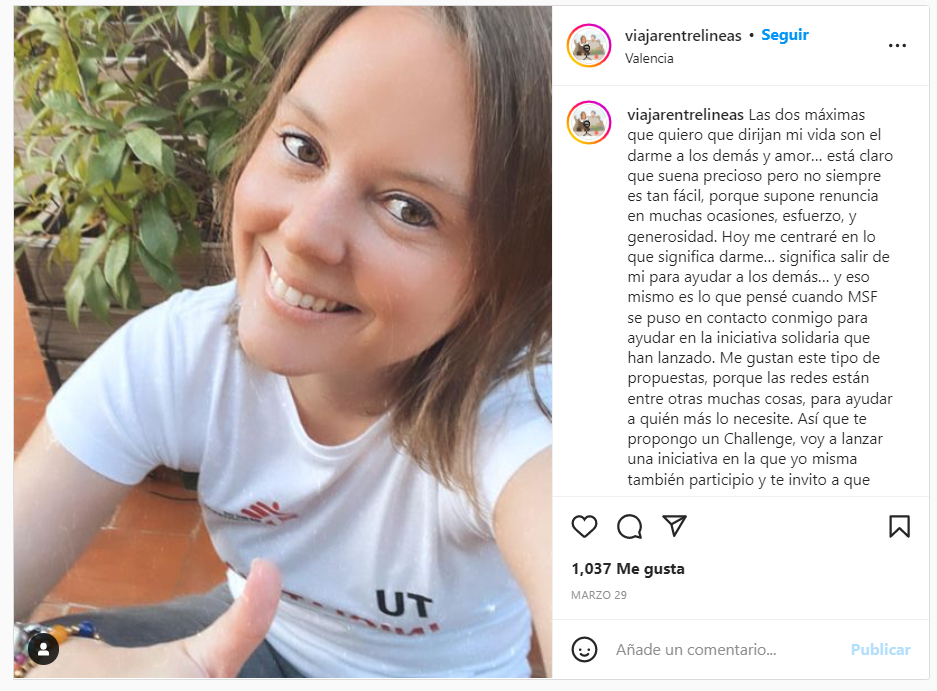 medicos sin fronteras influencers