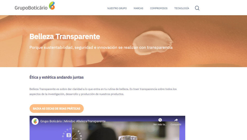 boticario belleza sustentable