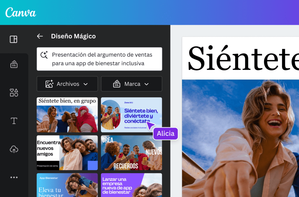 canva herramientas ia para crear contenido