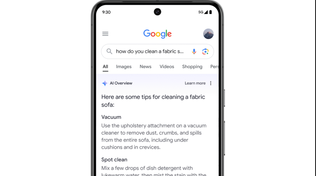 google ai overviews